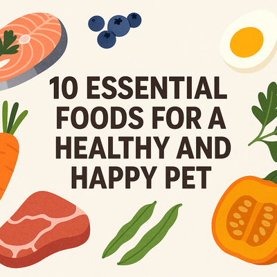 10 Essential Foods for a Healthy and Happy Pet