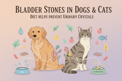 Bladder Stones in Dogs and Cats: How Diet Helps Prevent Painful Urinary Crystals