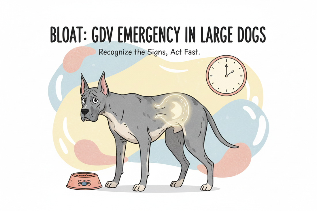 Bloat (GDV): The Mealtime Emergency Every Big-Dog Owner Should Know