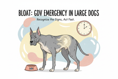 Bloat (GDV): The Mealtime Emergency Every Big-Dog Owner Should Know