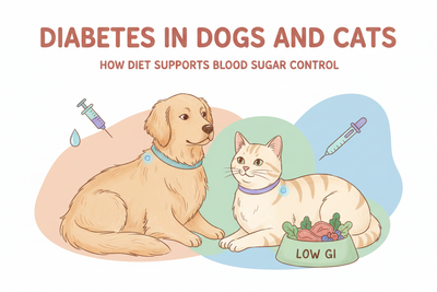 Diabetes in Dogs and Cats: How the Right Diet Supports Better Blood Sugar Control