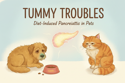 Pancreatitis in Dogs and Cats: How Diet Triggers It, and How Food Aids Recovery