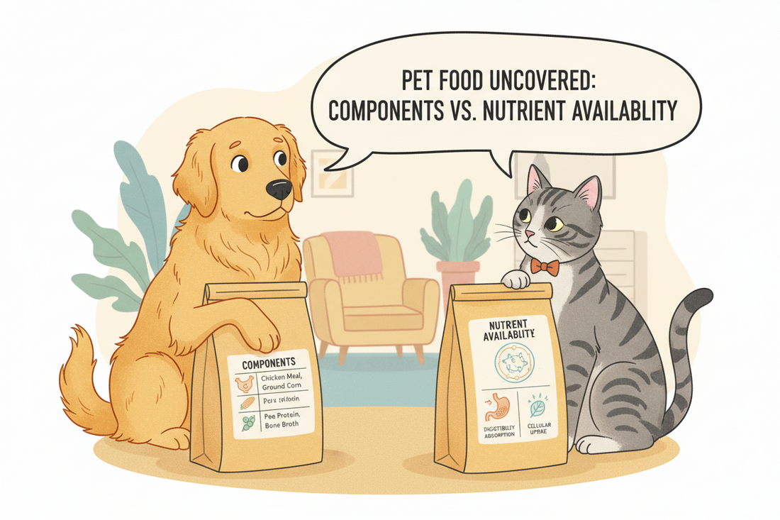 Understand the Difference Between Pet Food Components and Availability