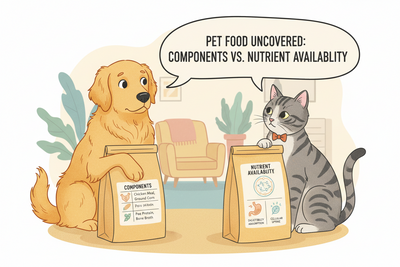 Understand the Difference Between Pet Food Components and Availability