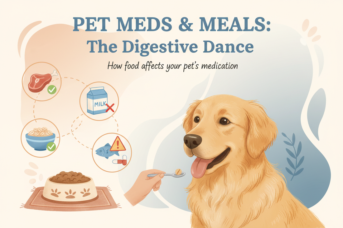With Food or Without? How Meals Change the Way Pet Medicines Work