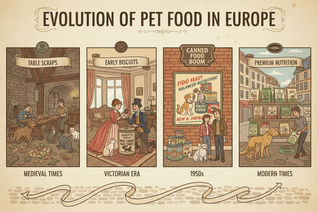 The Remarkable History of Pet Food in Europe