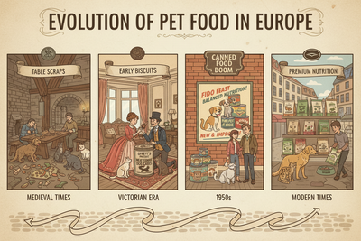The Remarkable History of Pet Food in Europe