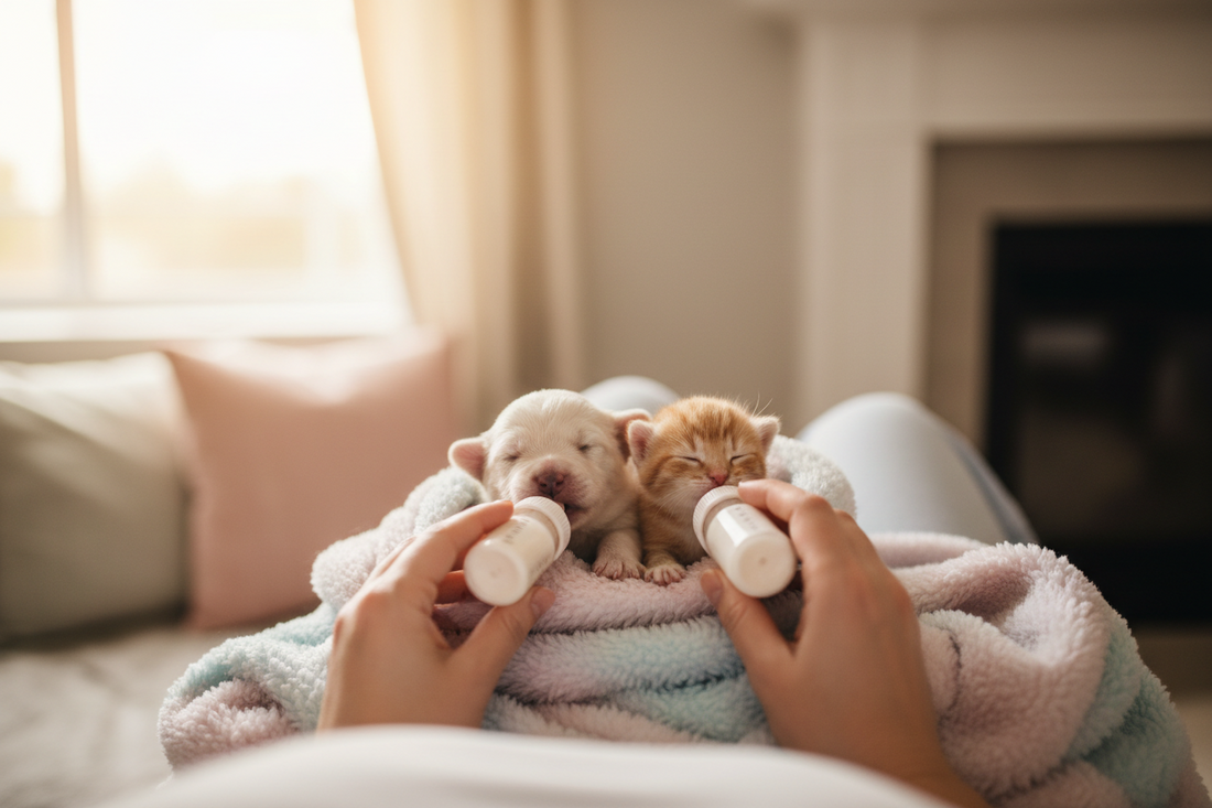 The First Weeks: A Pet Parent’s Guide to Feeding Newborn Puppies and Kittens