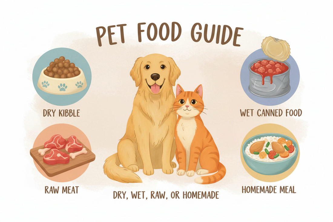 Dry, Wet, Raw, or Homemade? A Pet Parent's Guide to Every Type of Pet Food